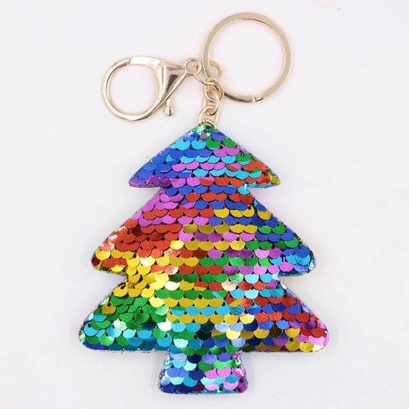 Cute Star Dolphin Sequin Plating Keychain