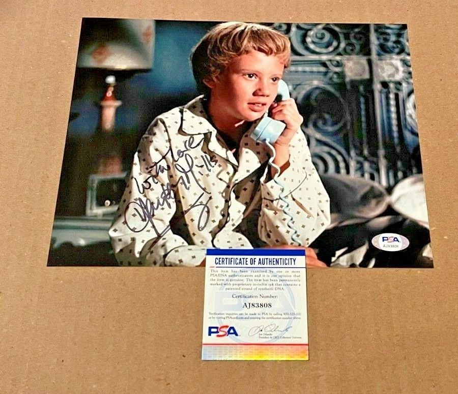 HAYLEY MILLS SIGNED THE PARENT TRAP 8X10 Photo Poster painting PSA/DNA CERTIFIED