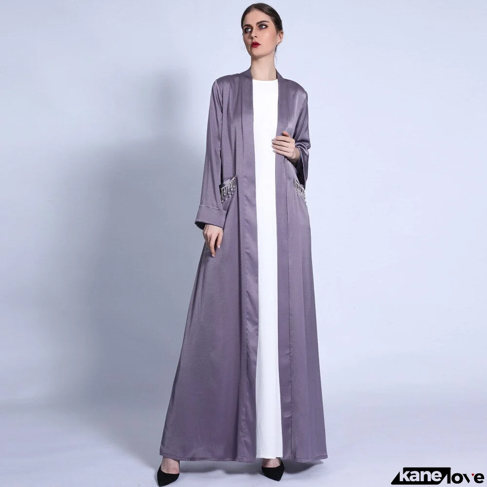 Women's Arabian Polyester Full Sleeves Elegant Casual Abaya