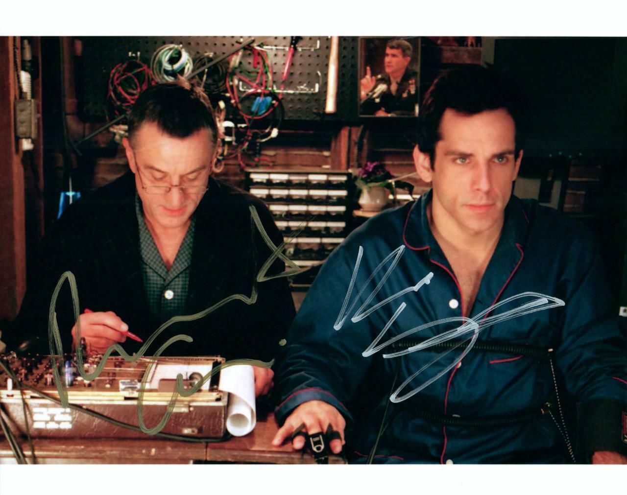 Robert DeNiro Ben Stiller autographed 8x10 Picture Photo Poster painting signed Pic with COA