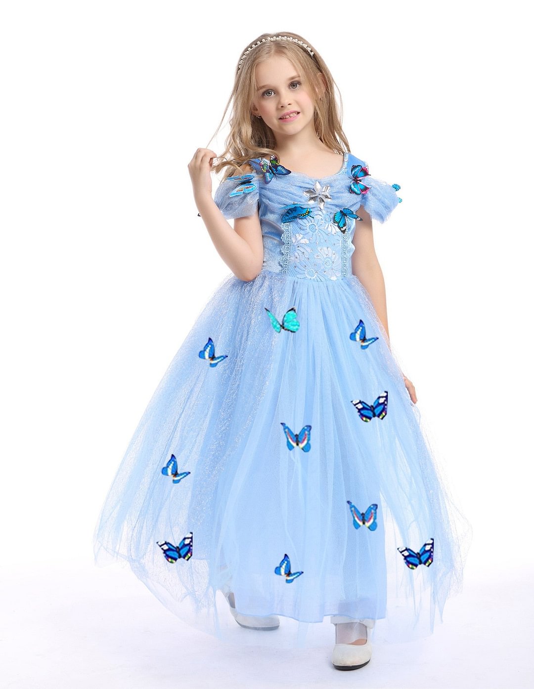 Princess Elsa Dress Girls Tutu Halloween Costume-elleschic
