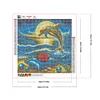 Diamond Painting-DIY Full Round Drill Dolphin(40*40 CM)