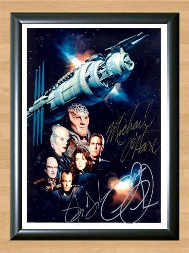 Babylon 5 Cast Signed Autographed Photo Poster painting Poster Print Memorabilia A3 Size 11.7x16.5