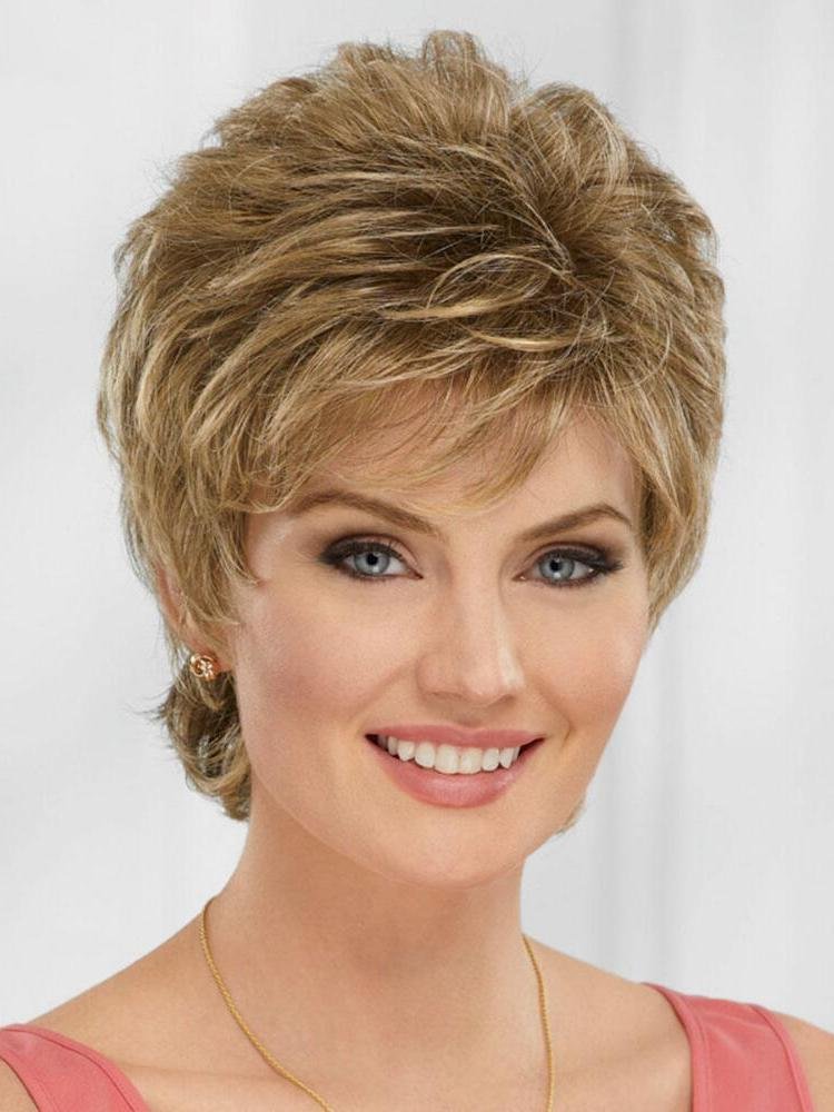 Olive Wigs Turn Heads in This Lightweight Short Shag Wig for Women
