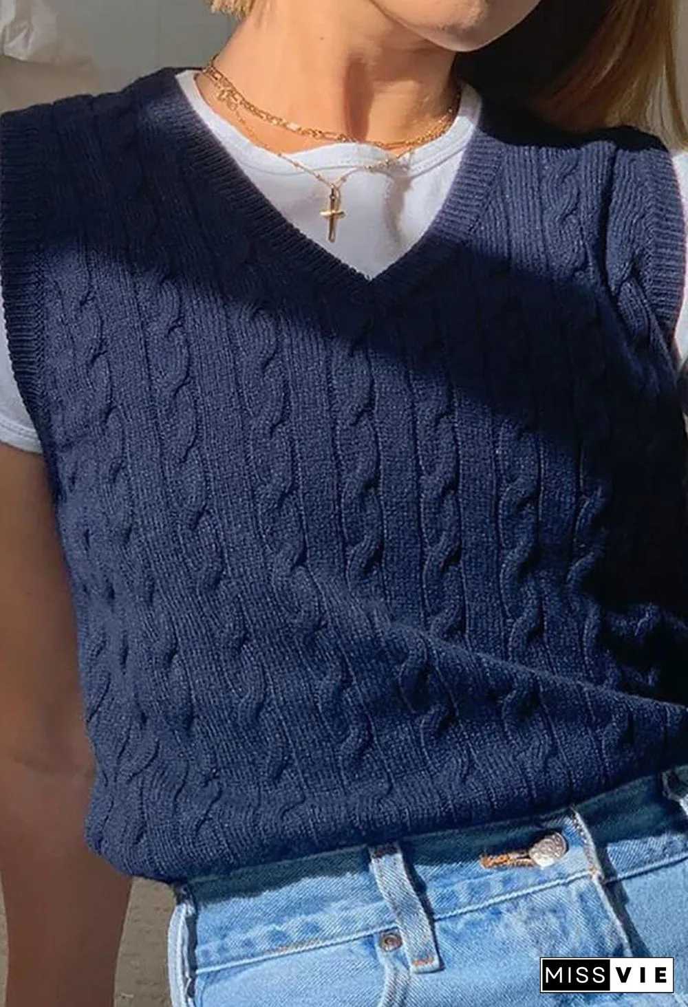 Twist Sweater Vest