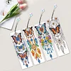 4Pcs Special Shape Dream Catcher Butterfly 5D DIY Diamond Painting Bookmark