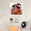 Halloween Pumpkin Flamingo-14CT Counted Cross Stitch 40*40cm/15.75*15.75in tapestrymarket