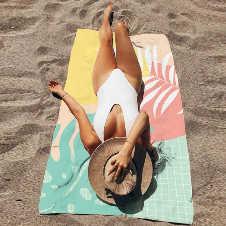 Exclusive tropical-land Beach towel