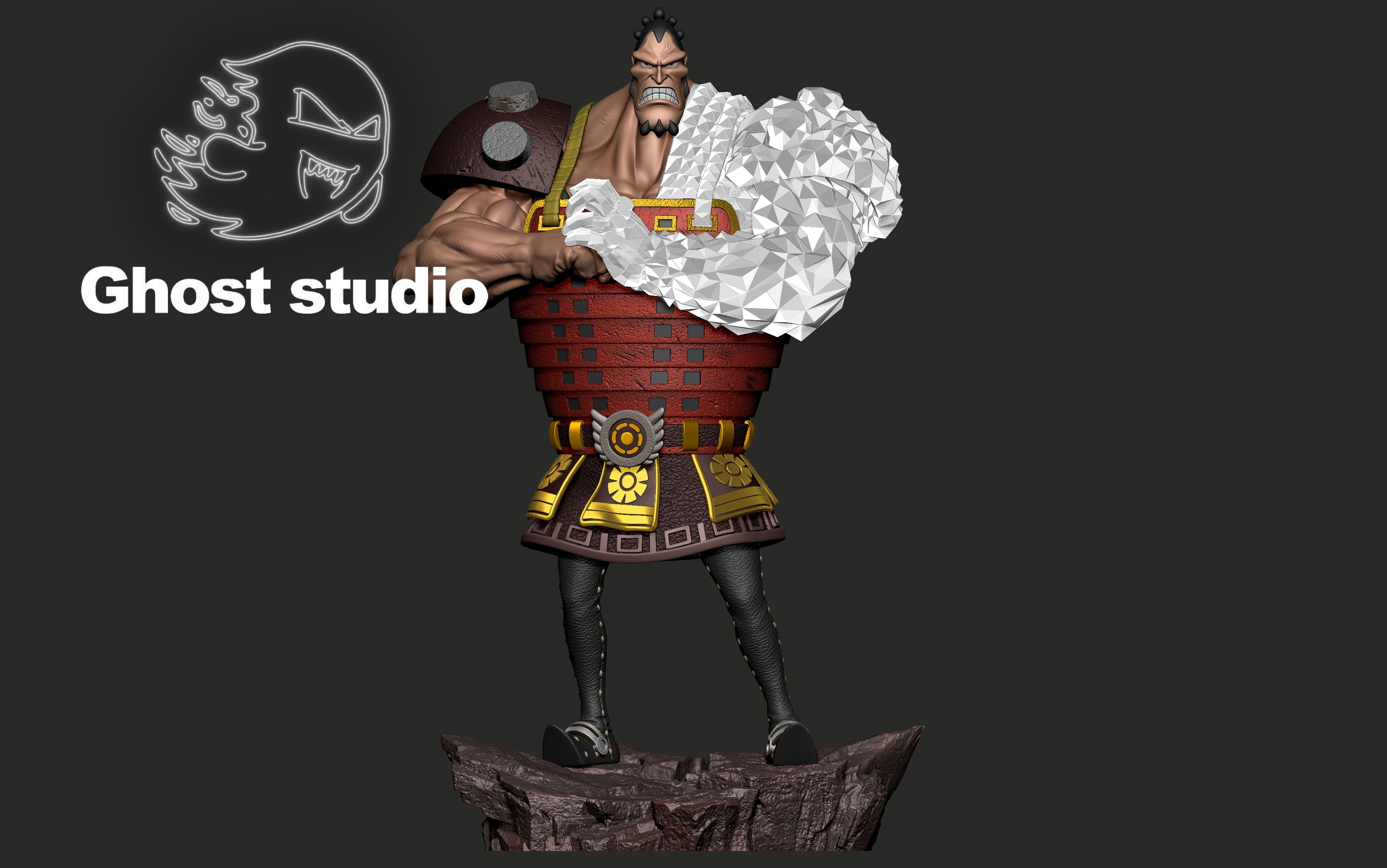 Ghost Studio - One Piece Whitebeard Pirates #3 Diamond Jozu Statue(GK)-