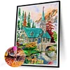 Diamond Painting-DIY Full Round Drill Country Garden