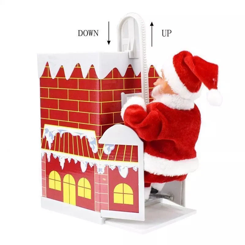 Electric Climbing chimney Santa Claus