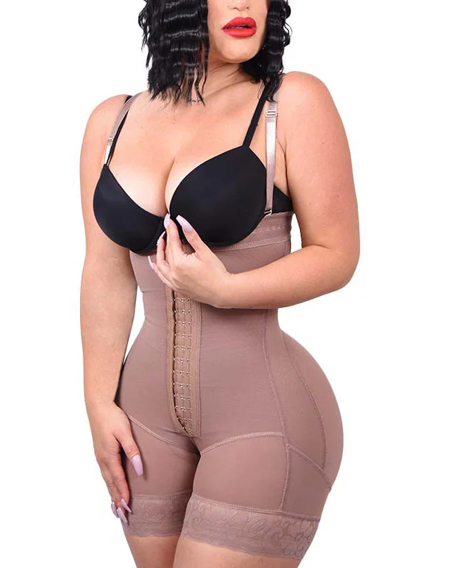 LBECLEY Womens Body Briefer Smooth Wear S 6Xl Plus Size Adjustable Buttons  Lace Belly Waist Body Shaper Women Enhancer Lifter Panty Shape Wear Straps