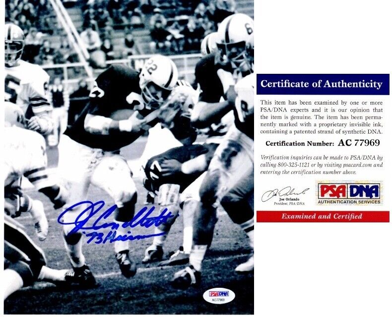 John Cappelletti Signed Penn State Nittany Lions 8x10 Photo Poster painting - Heisman - PSA/DNA