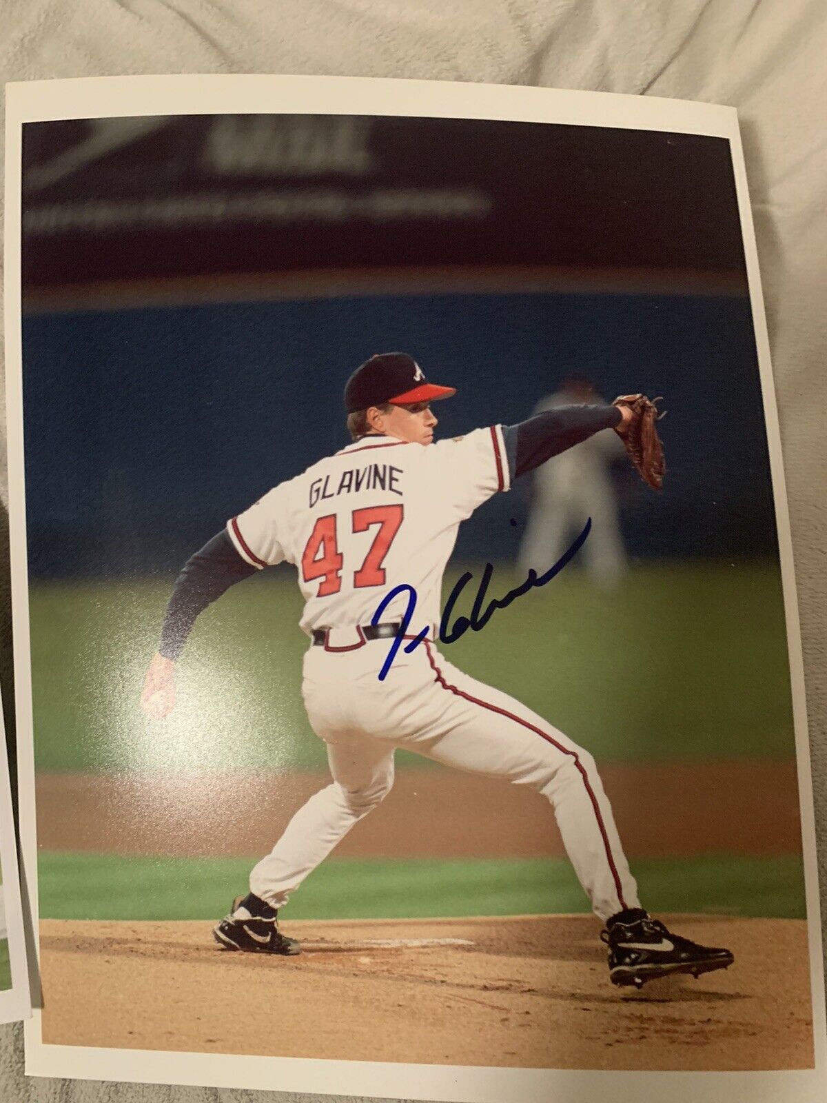 Tom Glavine Signed Auto 8x10 Photo Poster painting Pic Braves