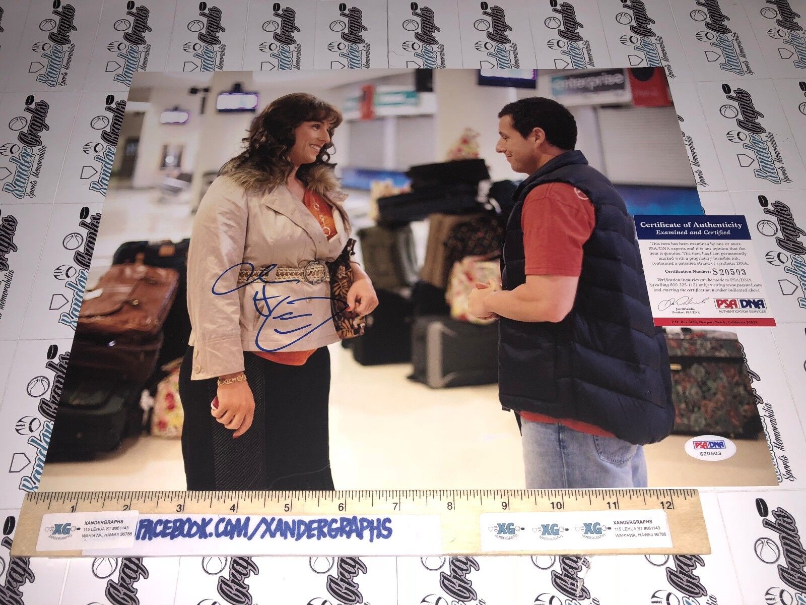 ADAM SANDLER PSA DNA CERTIFIED SIGNED AUTOGRAPHED 11X14 Photo Poster paintingGRAPH-COA JACK JILL