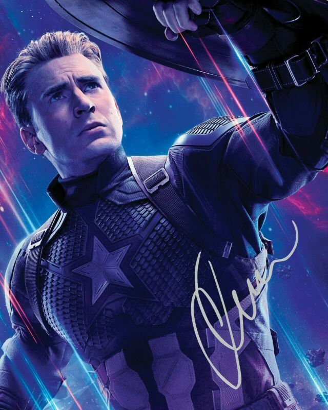 Chris Evans - Captain America - The Avengers Autograph Signed Photo Poster painting Print