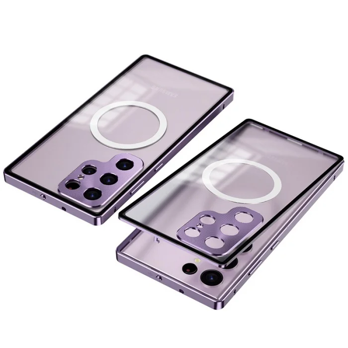 Samsung S25U Metal Magnetic Half-cover Anti-fall Protective Cover