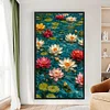 Lotus-11CT Stamped Cross Stitch 40*70cm/15.75*27.56in(Big Size)