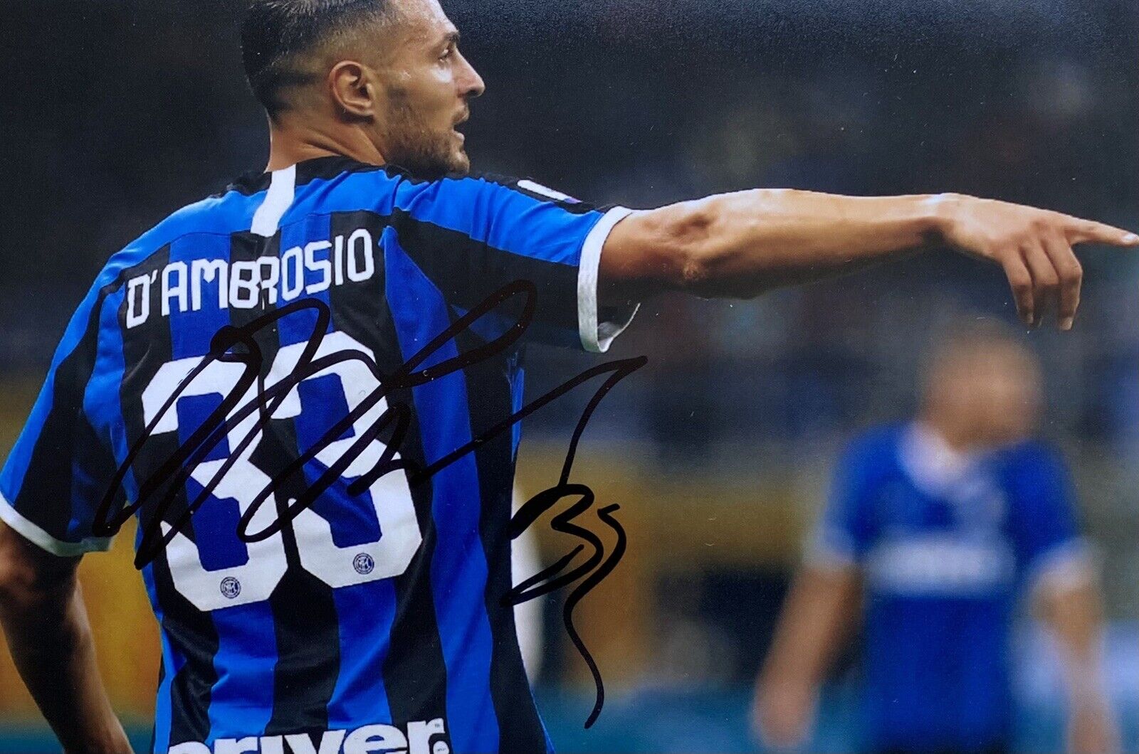 Danilo D'Ambrosio Genuine Hand Signed Inter Milan 6X4 Photo Poster painting, Exact Proof, 3