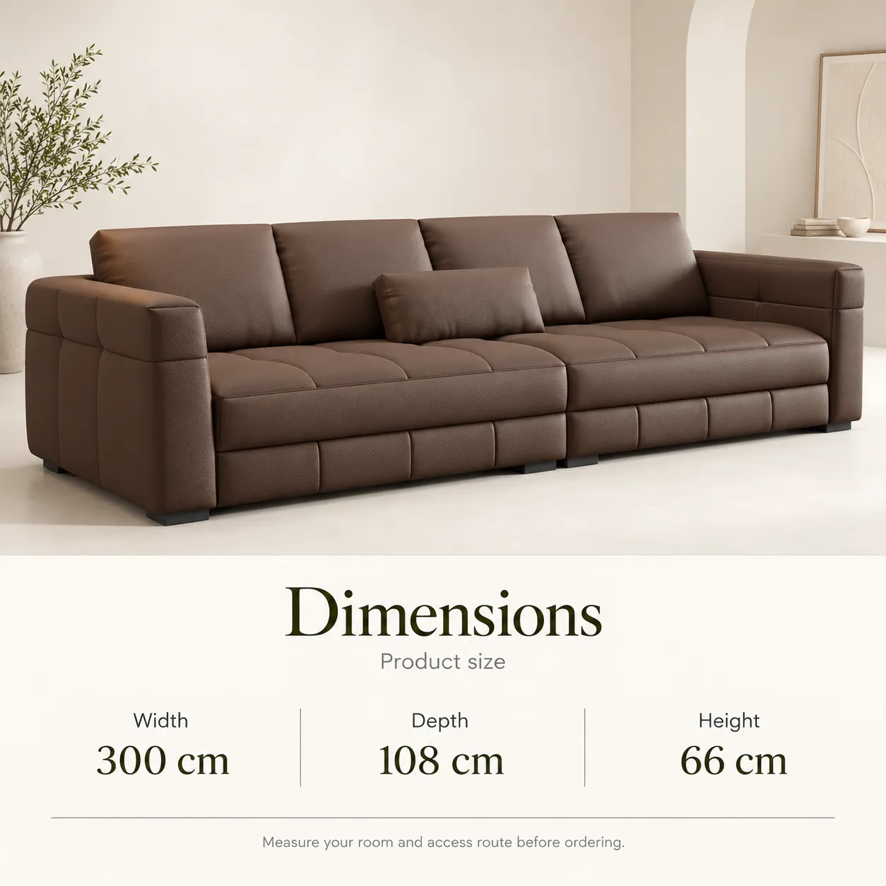 Blazer Sofa - Cocoa Brown — Product view 5