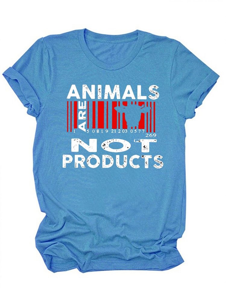 Bestdealfriday Animals Are Not Products Women's T-Shirt