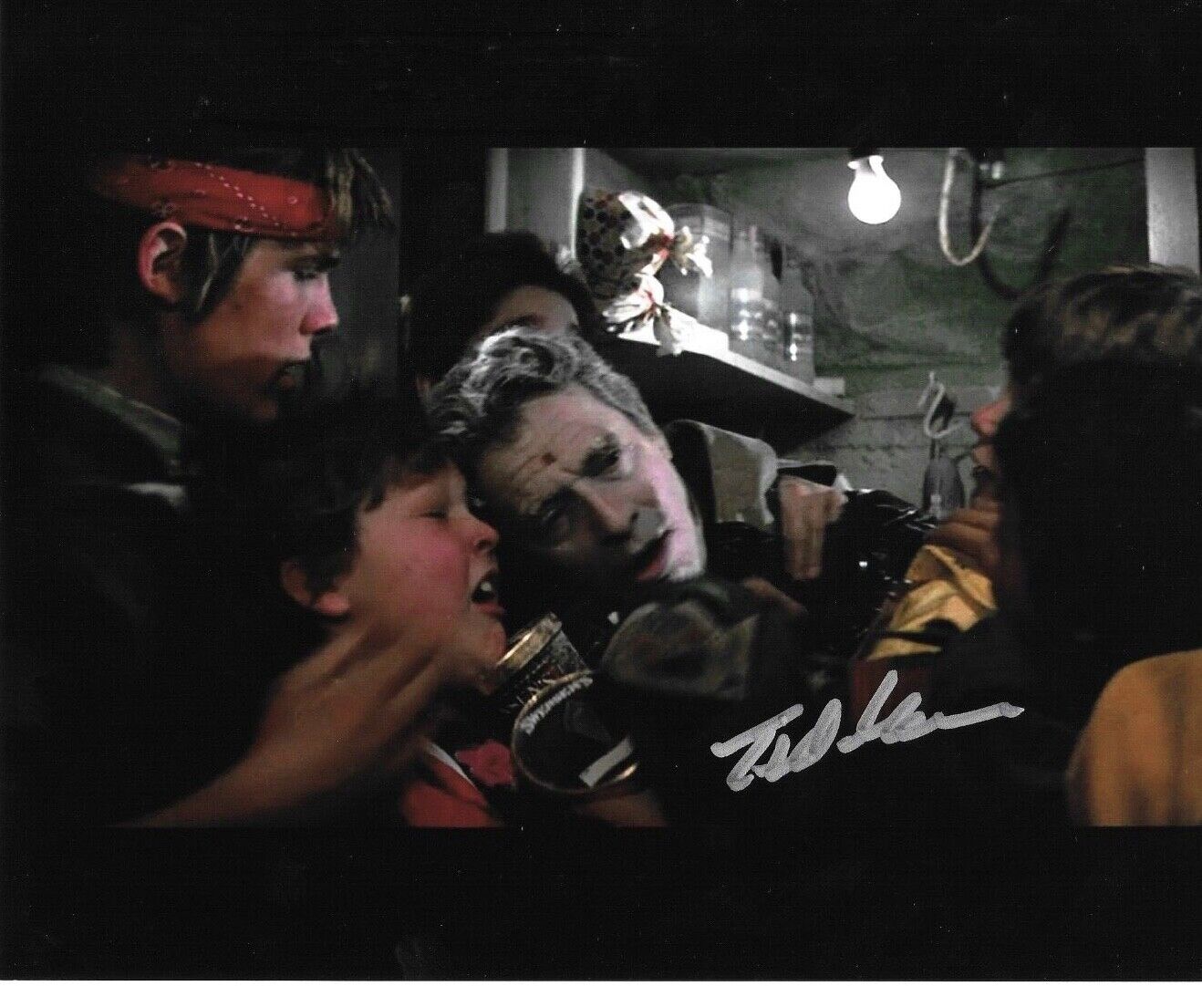 * TED GROSSMAN * signed 8x10 Photo Poster painting * GOONIES * PROOF * COA * 6