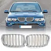 1Pair Front Hood Grill 51137113733 51137113734 for BMW X5 E53 04-06 Racing Grill