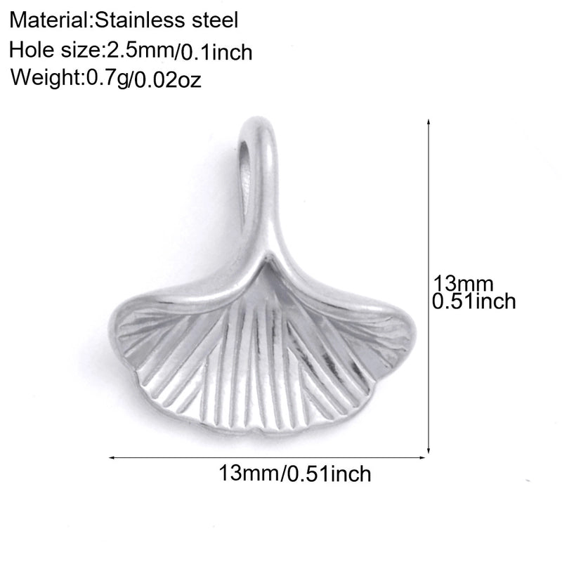 1 Piece 304 Stainless Steel Sunflower Compass Shark Pendant Jewelry Accessories