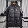 2024/2025 Juventus Black-White Edge Soccer Long Cotton jacket 1:1 Thai Quality