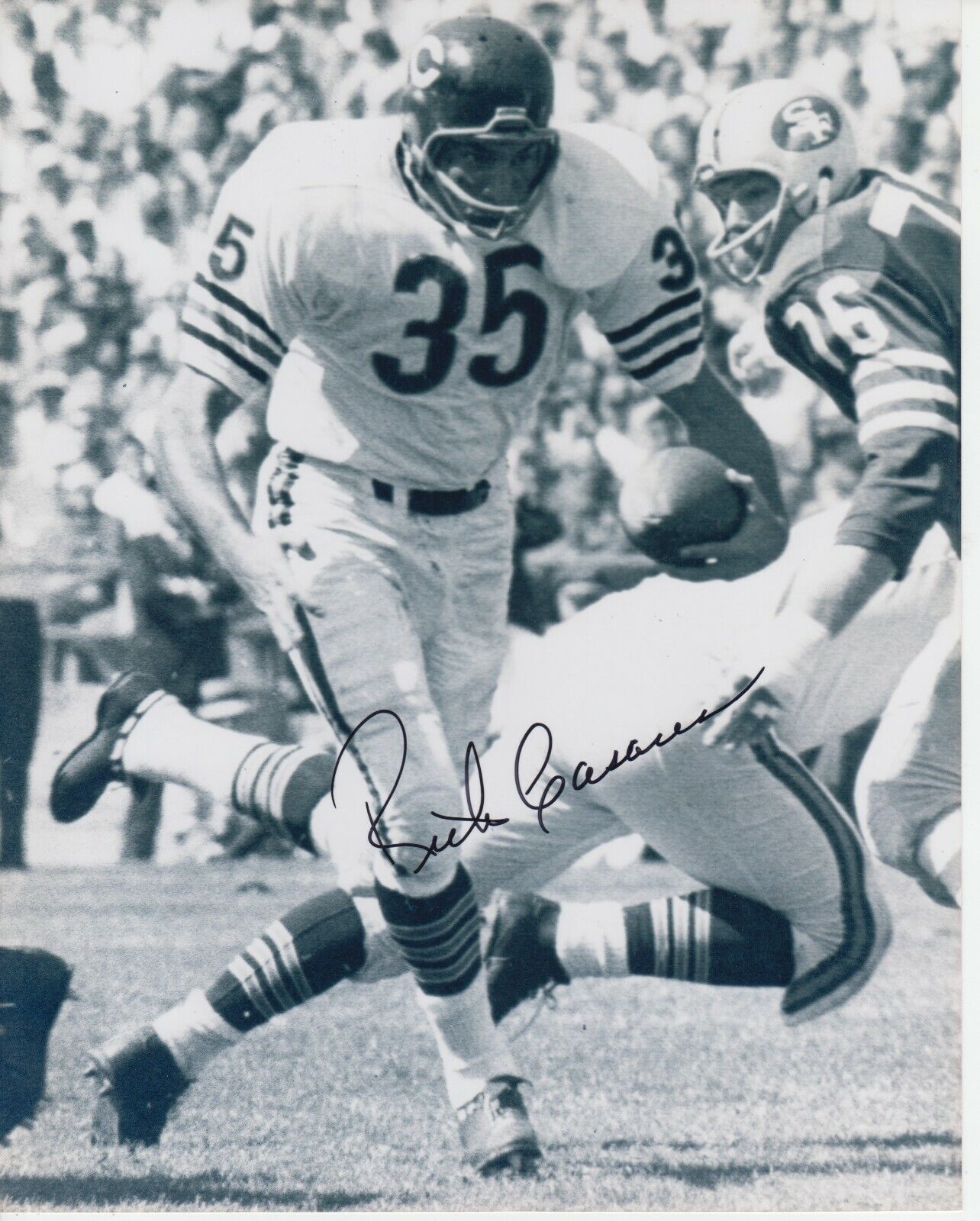 Rick Casares 8x10 Signed Photo Poster painting w/ COA Chicago Bears #1