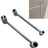 Hinges Adjusting Wrench 14-18MM/23-25MM Hook Spanner Spanner Key for Round Bolt