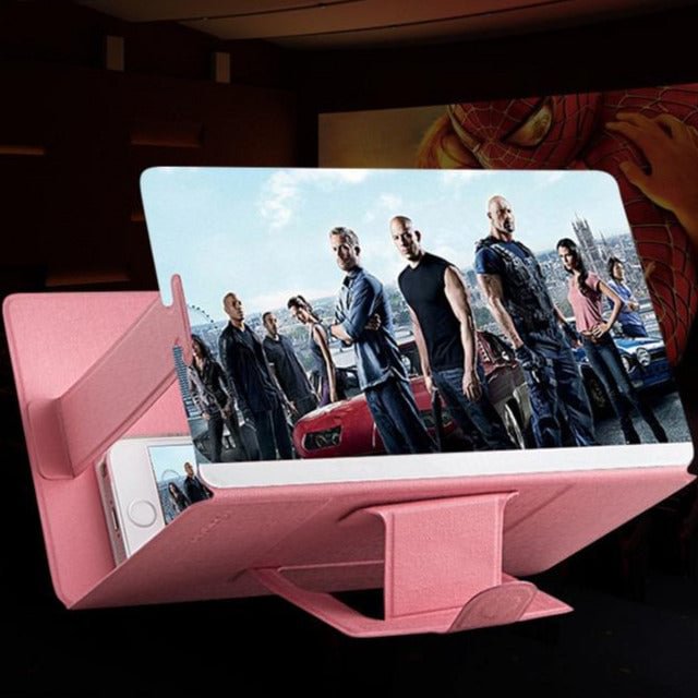 Phone Screen Magnifier Stereoscopic Amplifying Desktop Phone holder - vzzhome