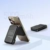 New GM01 Aluminum Alloy Magnetic Wireless Power Bank 5000 MAh Multi-Function Mobile Phone Holder Wireless Charger
