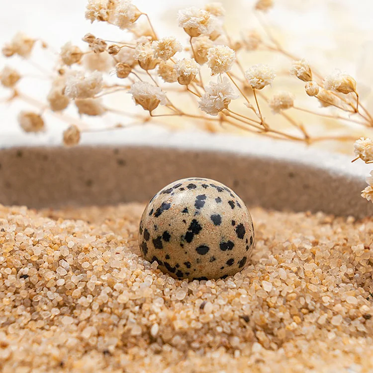 Dalmatian Jasper Awaken Crystal Sphere