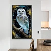 Diamond Painting-DIY Full Round Drill Owl(40*70CM)