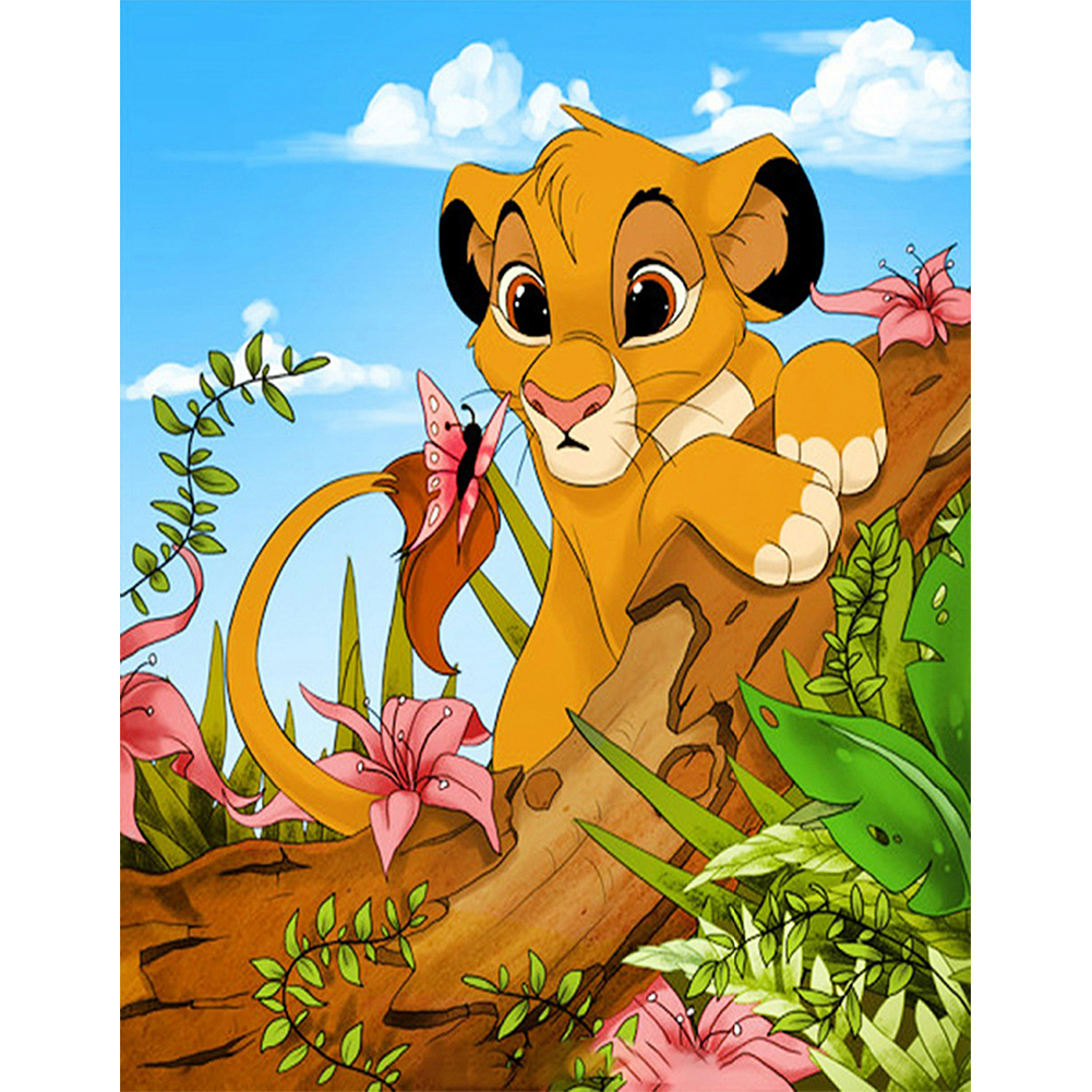 

Little Lion-Round Drill Diamond Painting-40*50CM, 501 Original