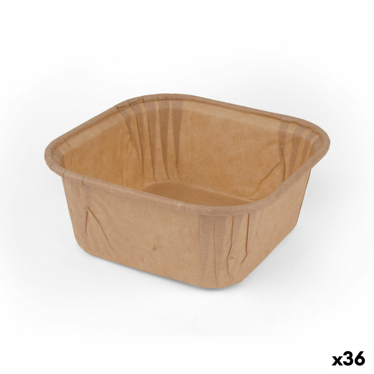 Set of Cake Tins Algon Paper 6,5 x 6,5 x 3,5 cm 25 Pieces (36 Units)