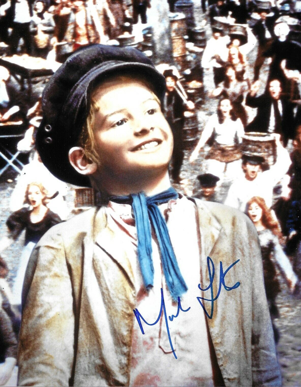 Mark Lester Signed Oliver 10x8 Photo Poster painting With Proof AFTAL
