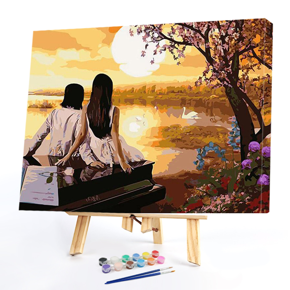 

40*50CM Paint By Numbers-Lovers, 501 Original