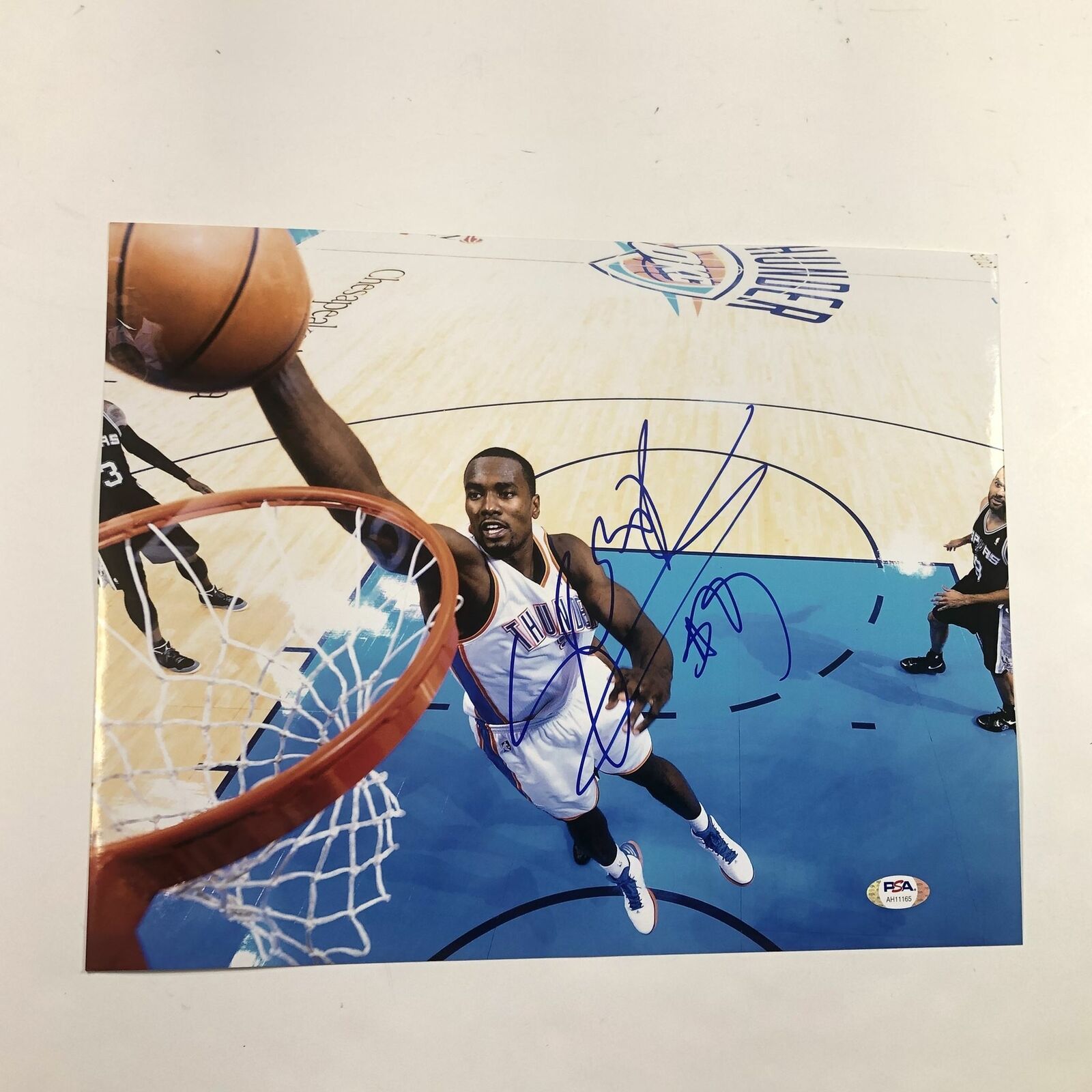 Serge Ibaka signed 11x14 Photo Poster painting PSA/DNA Oklahoma City Thunder Autographed Raptors