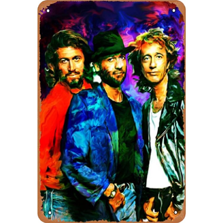 【20*30cm/30*40cm】Bee Gees - Vintage Tin Signs/Wooden Signs