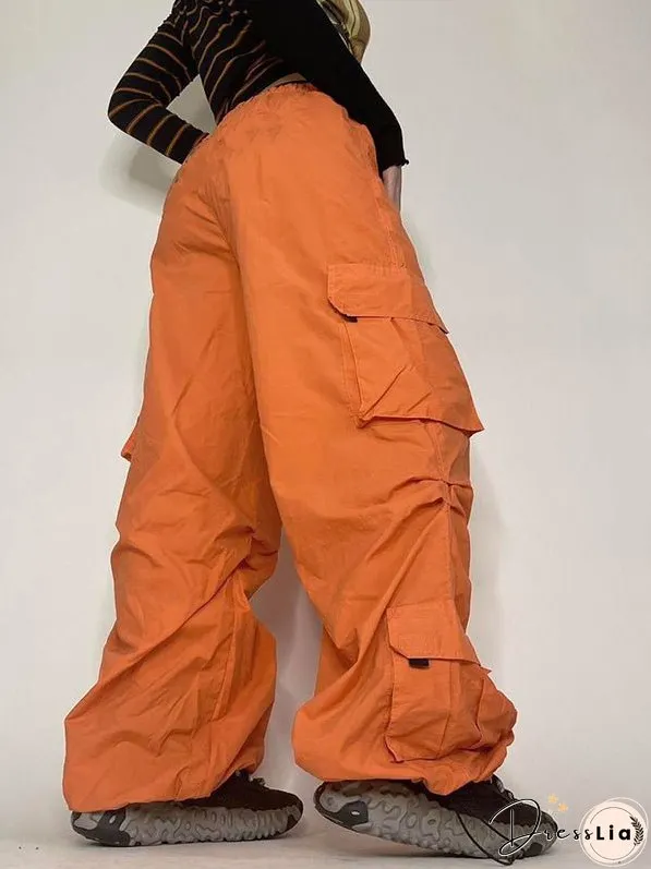 American Retro Street Style Cargo Pants