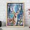 Diamond Painting-DIY Special Shaped Drill Pearl Painting Deer(30x40cm)