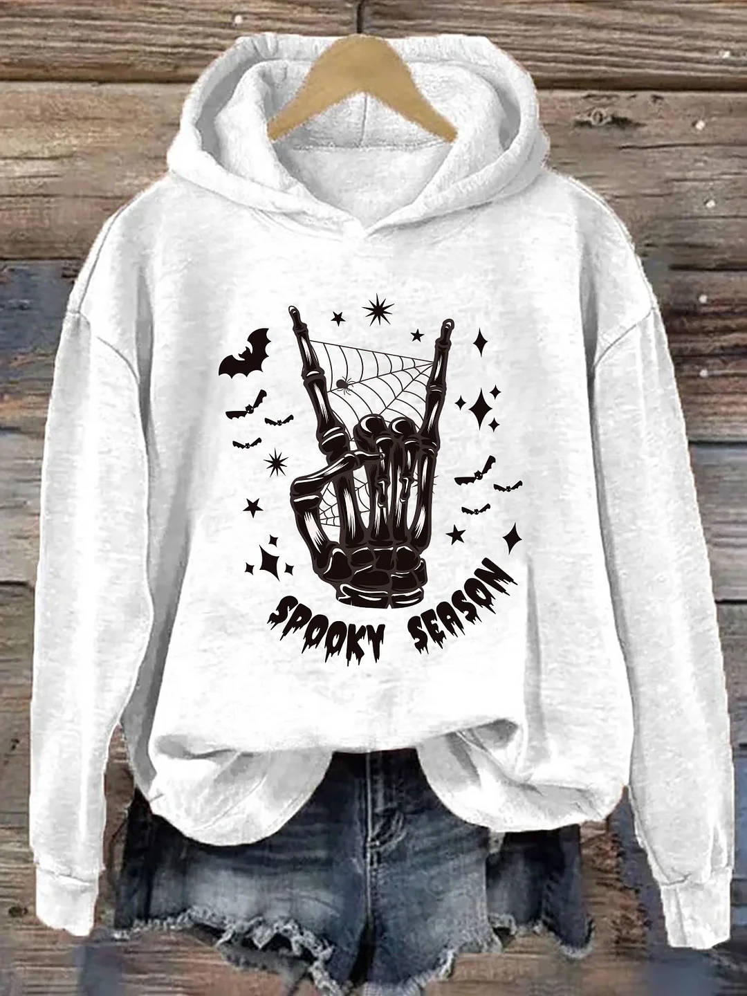 Spooky Season Skeleton Halloween Hoodie