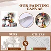 (US Only)Paint By Numbers Kit On Canvas DIY Oil Art Girl Picture Home Wall Decor40x40cm