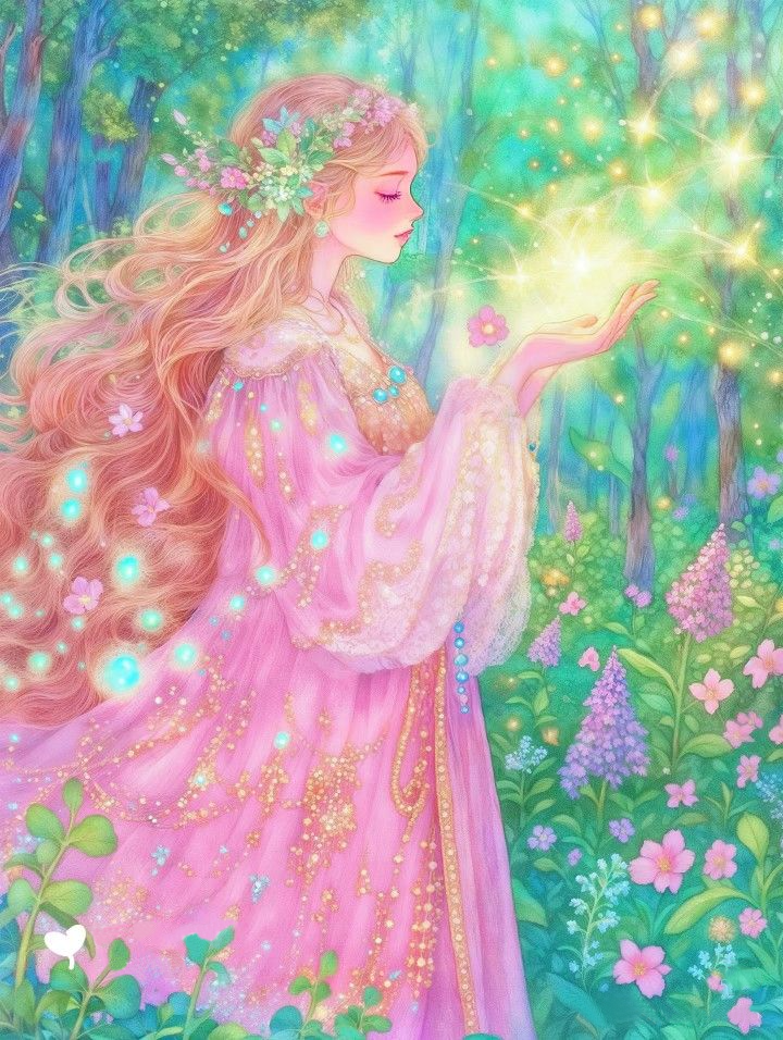 Partial AB Drill - Anime Girls  - Full Round Drill Diamond Painting40*60CM(Canvas)