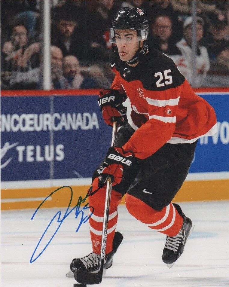 Team Canada Darnell Nurse Autographed Signed 8x10 NHL Photo Poster painting COA Q