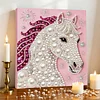 DIY Pearl Painting Unicorn for Home Decor with Frame(30*30cm)