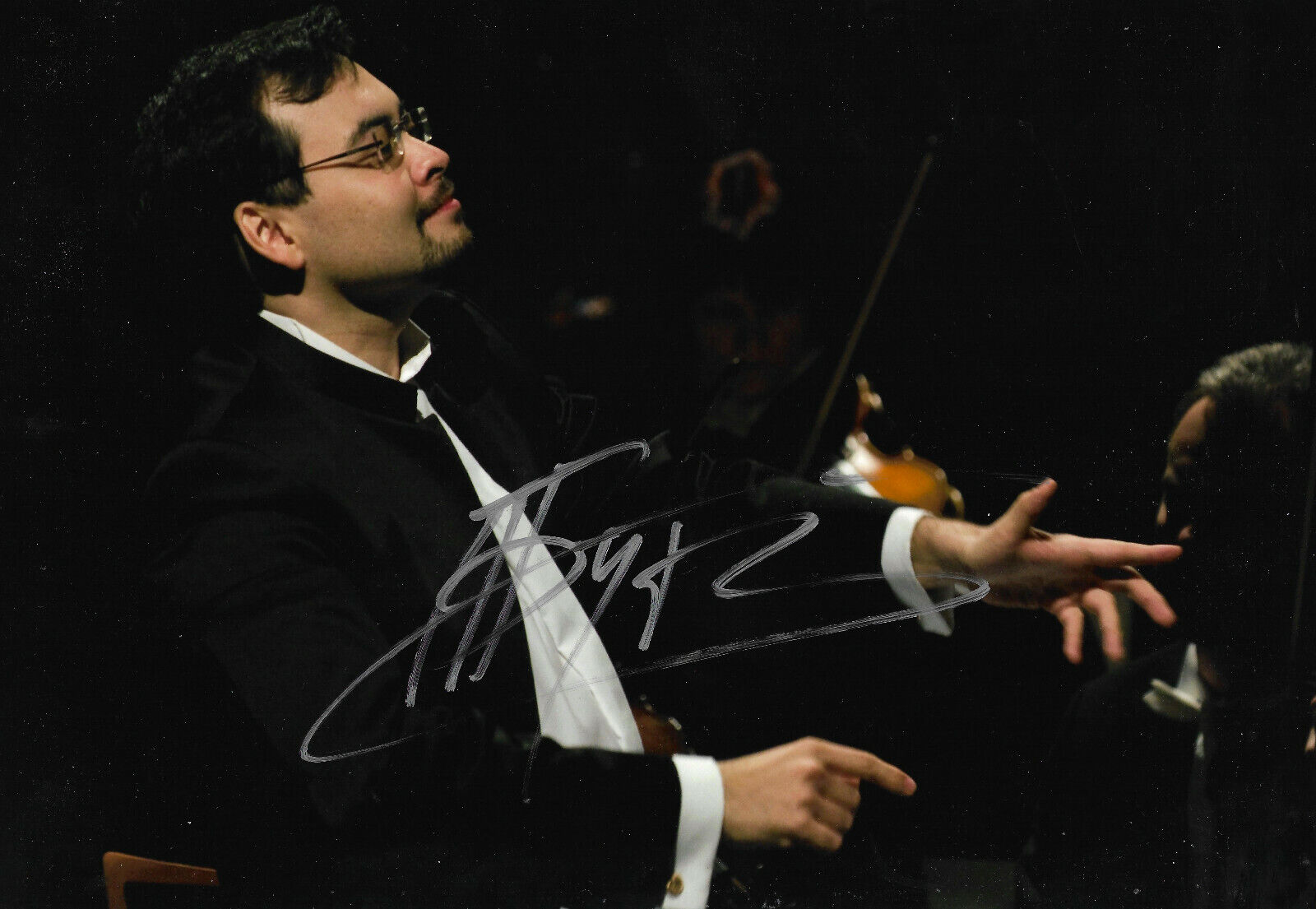 Alan Buribayev Conductor signed 8x12 inch Photo Poster painting autograph