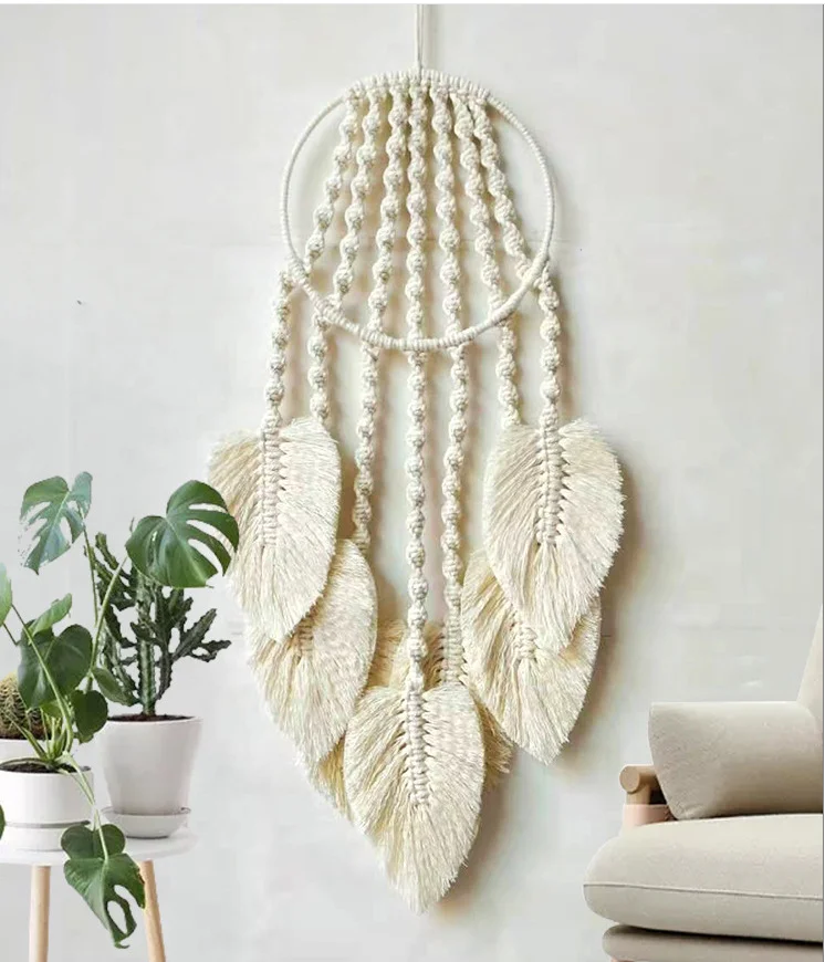 Weaving Leaf Dreamcatchers | AvasHome